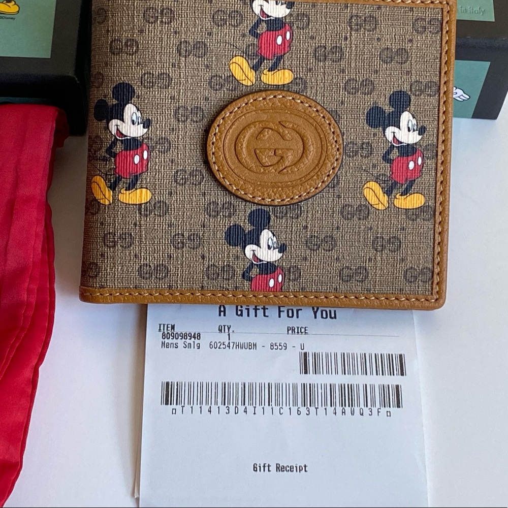 Authentic Brand NEW in original Gucci x Disney Box dust bag and Tags - Picture 11 of 11